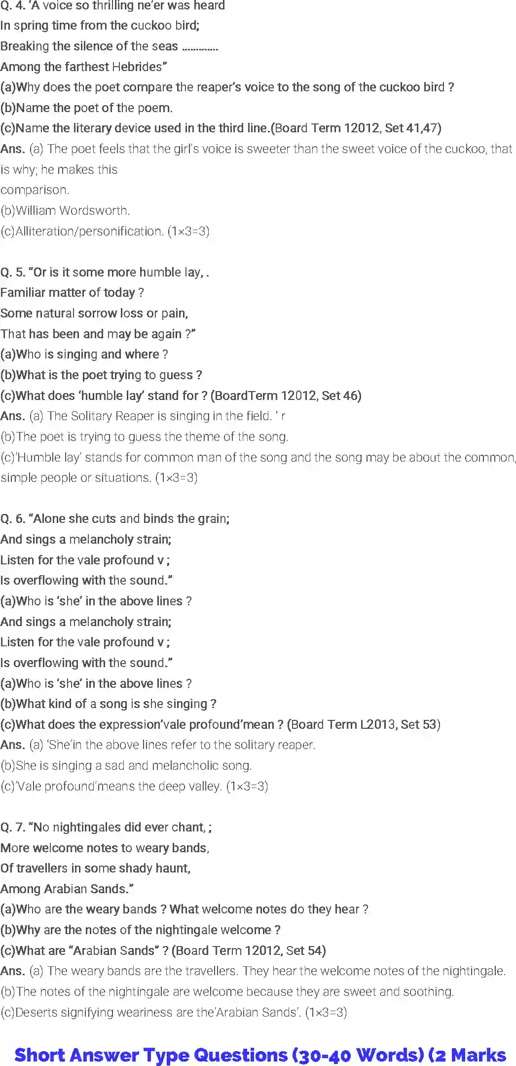 NCERT-Solution-Class-9-English-Literature-Reader-Chapter-3-The-Solitary-Reaper-1154-page-2