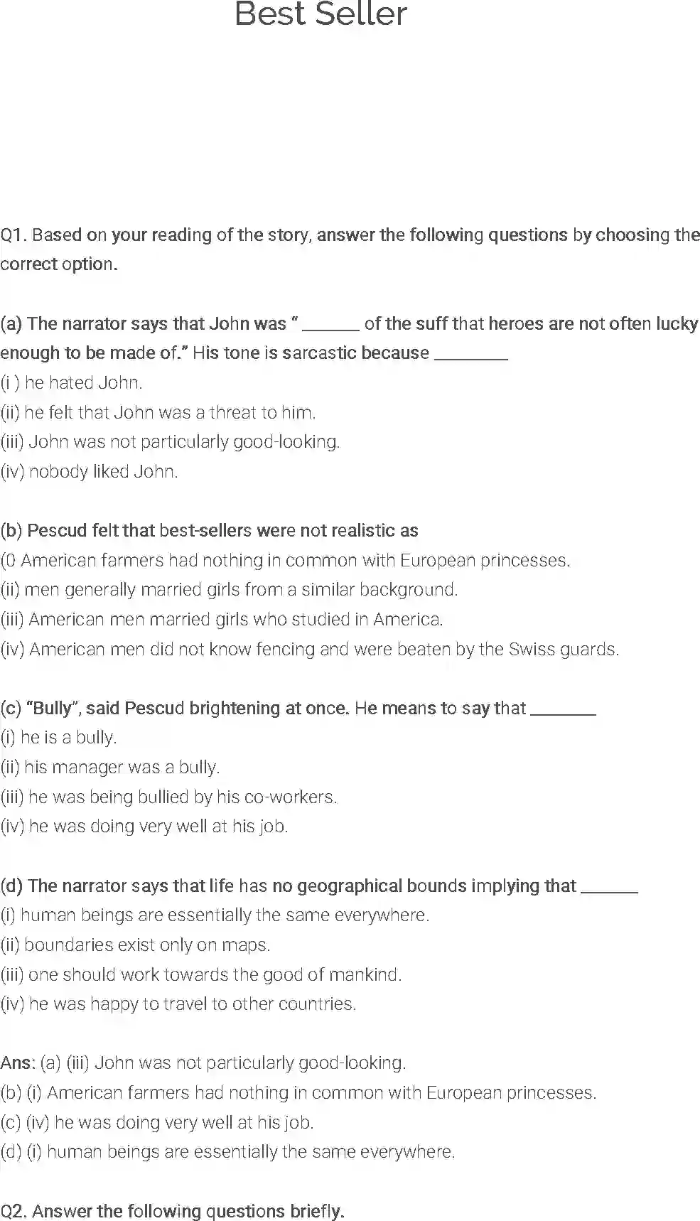 NCERT-Solution-Class-9-English-Literature-Reader-Chapter-5-Best-Seller-3323-page-1