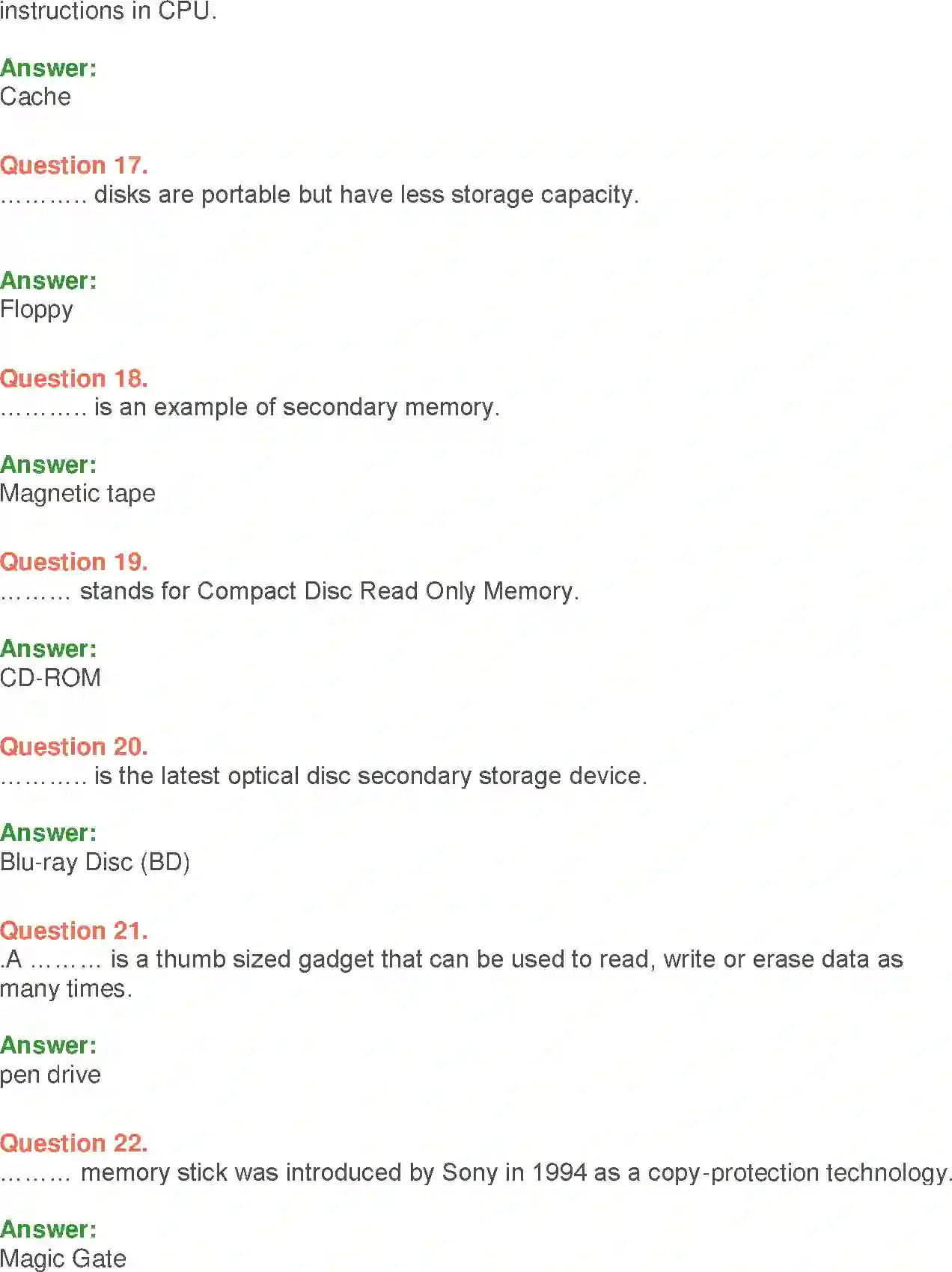 NCERT-Solution-Class-9-Foundation-of-Information-Technology-Computer-System-Organisation-3371-page-21