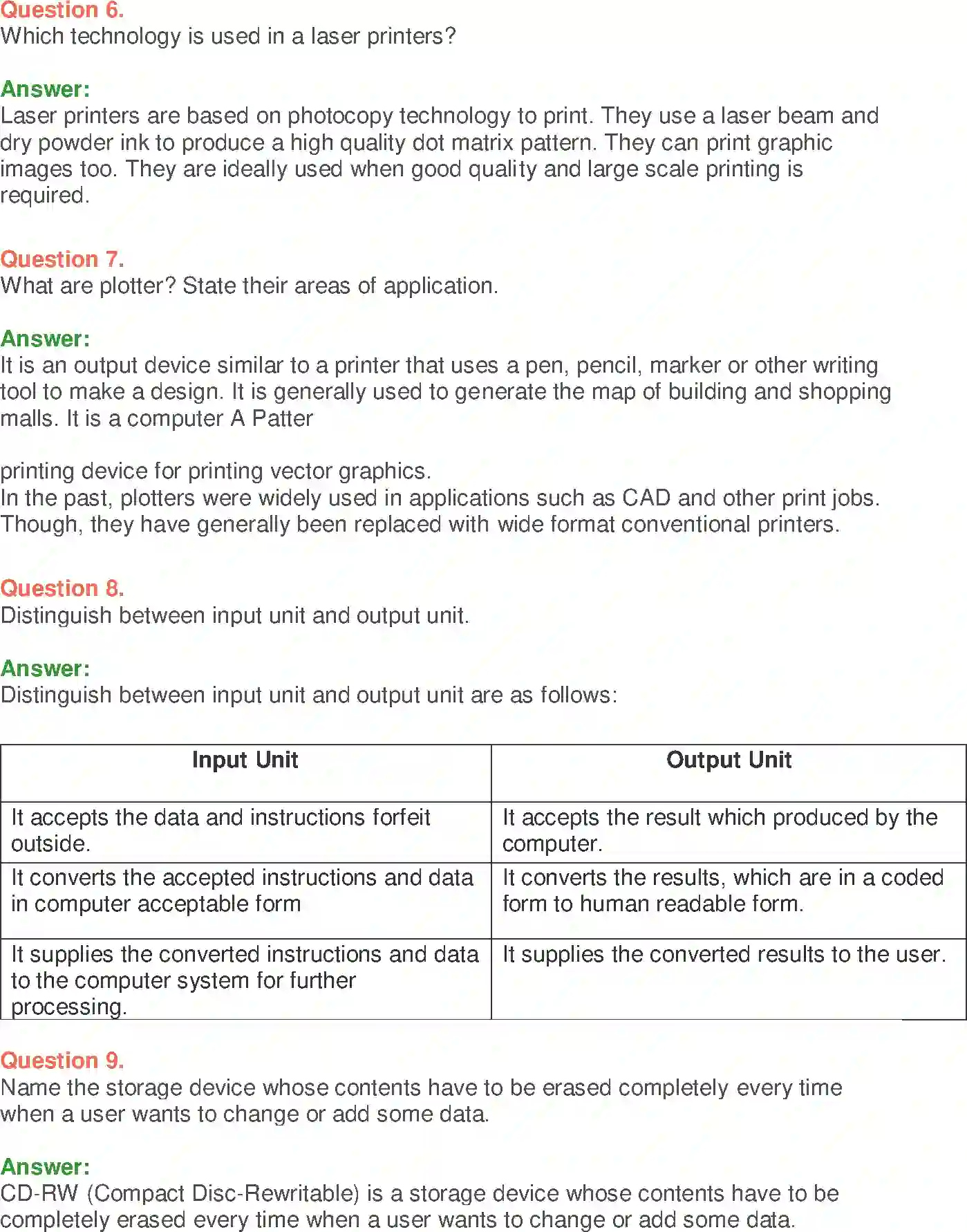 NCERT-Solution-Class-9-Foundation-of-Information-Technology-Computer-System-Organisation-3371-page-4