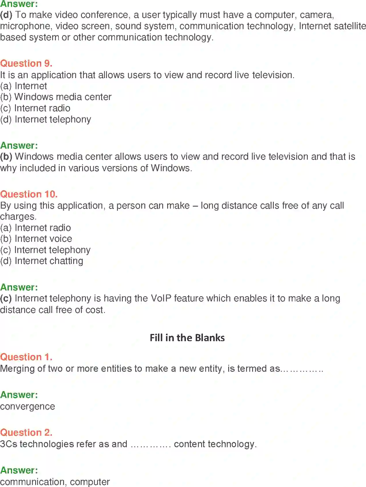 NCERT-Solution-Class-9-Foundation-of-Information-Technology-Convergence-of-Technologies-3370-page-11