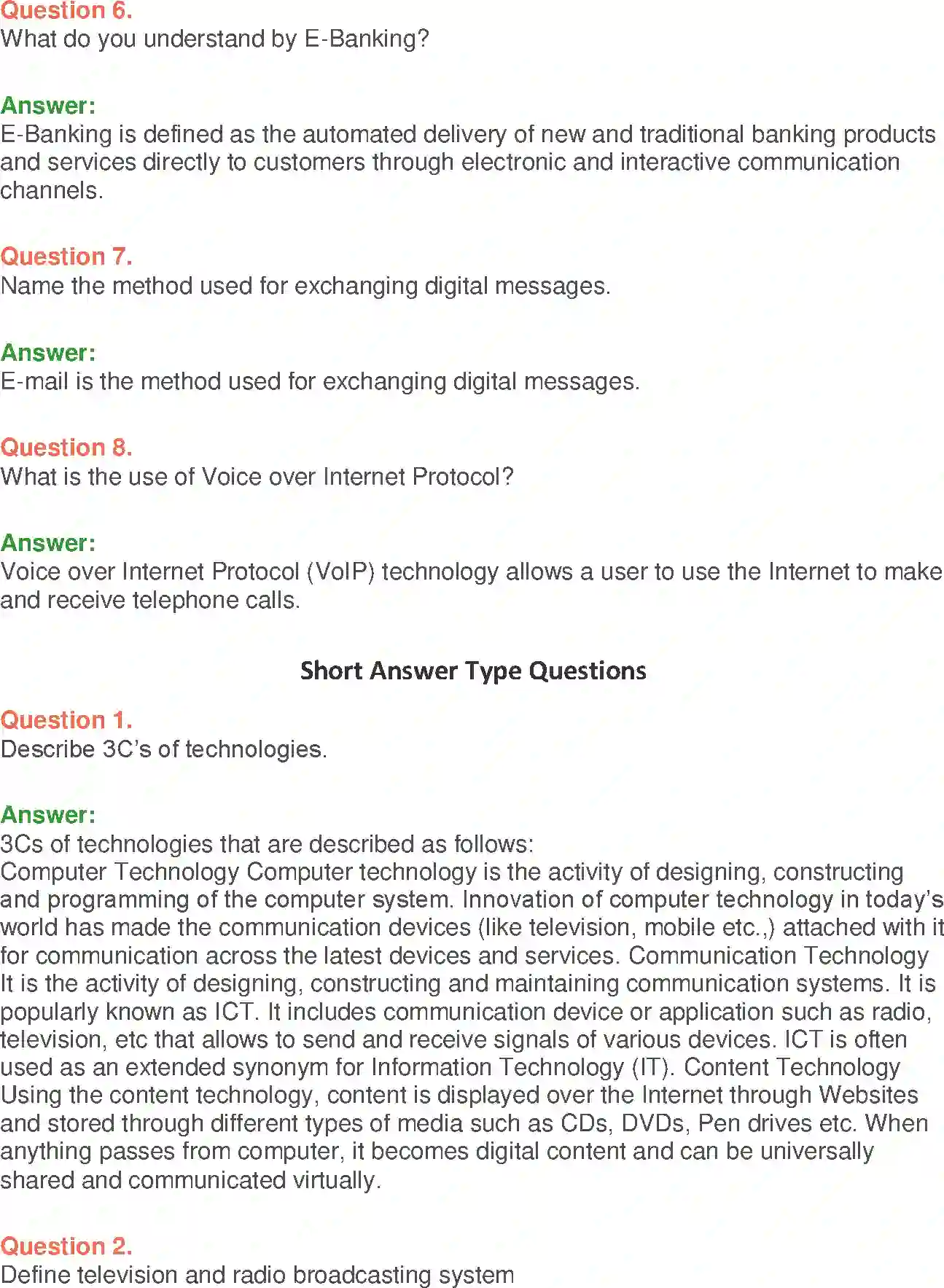 NCERT-Solution-Class-9-Foundation-of-Information-Technology-Convergence-of-Technologies-3370-page-2
