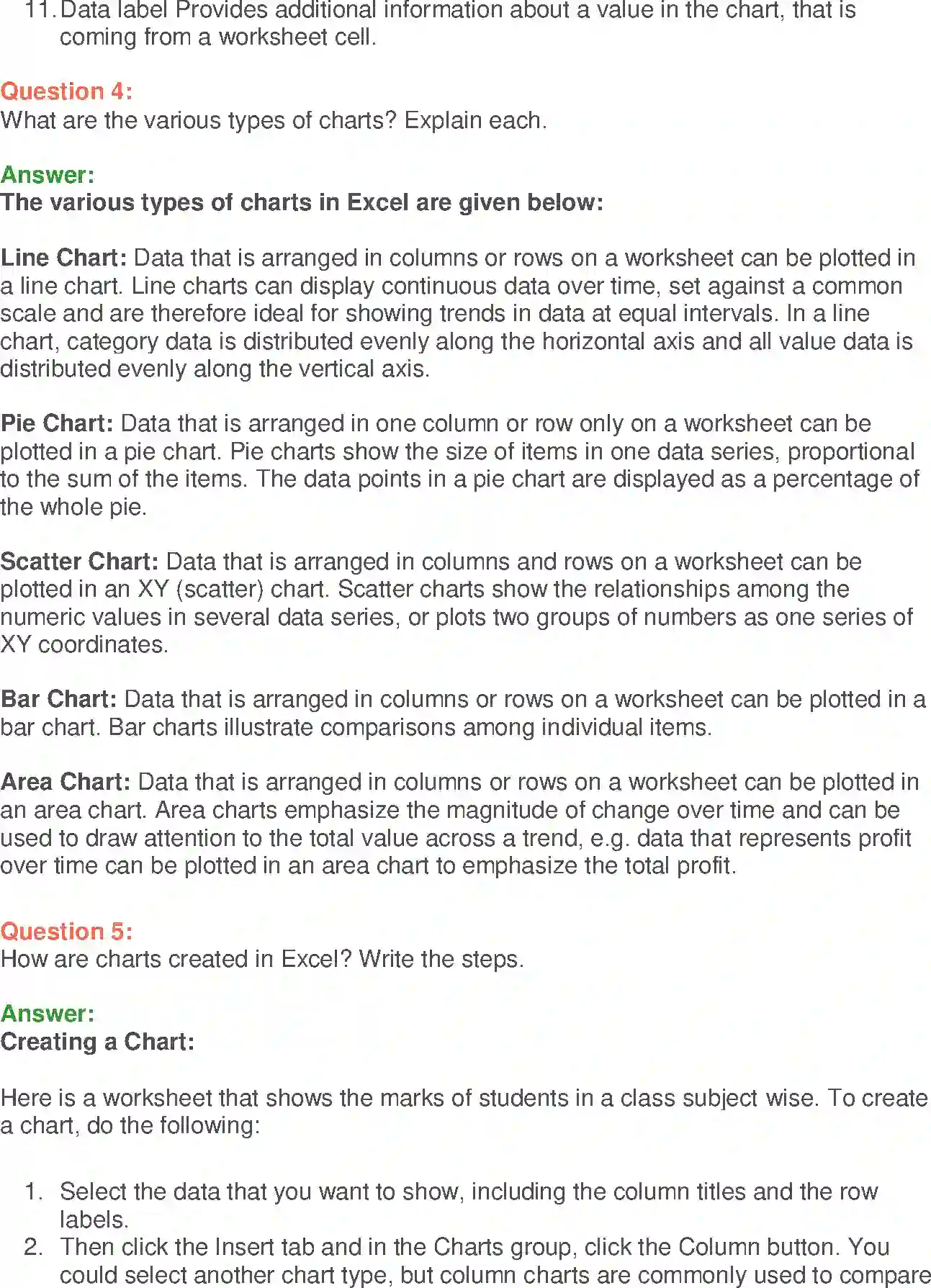 NCERT-Solution-Class-9-Foundation-of-Information-Technology-MSExcel-2007-3380-page-9