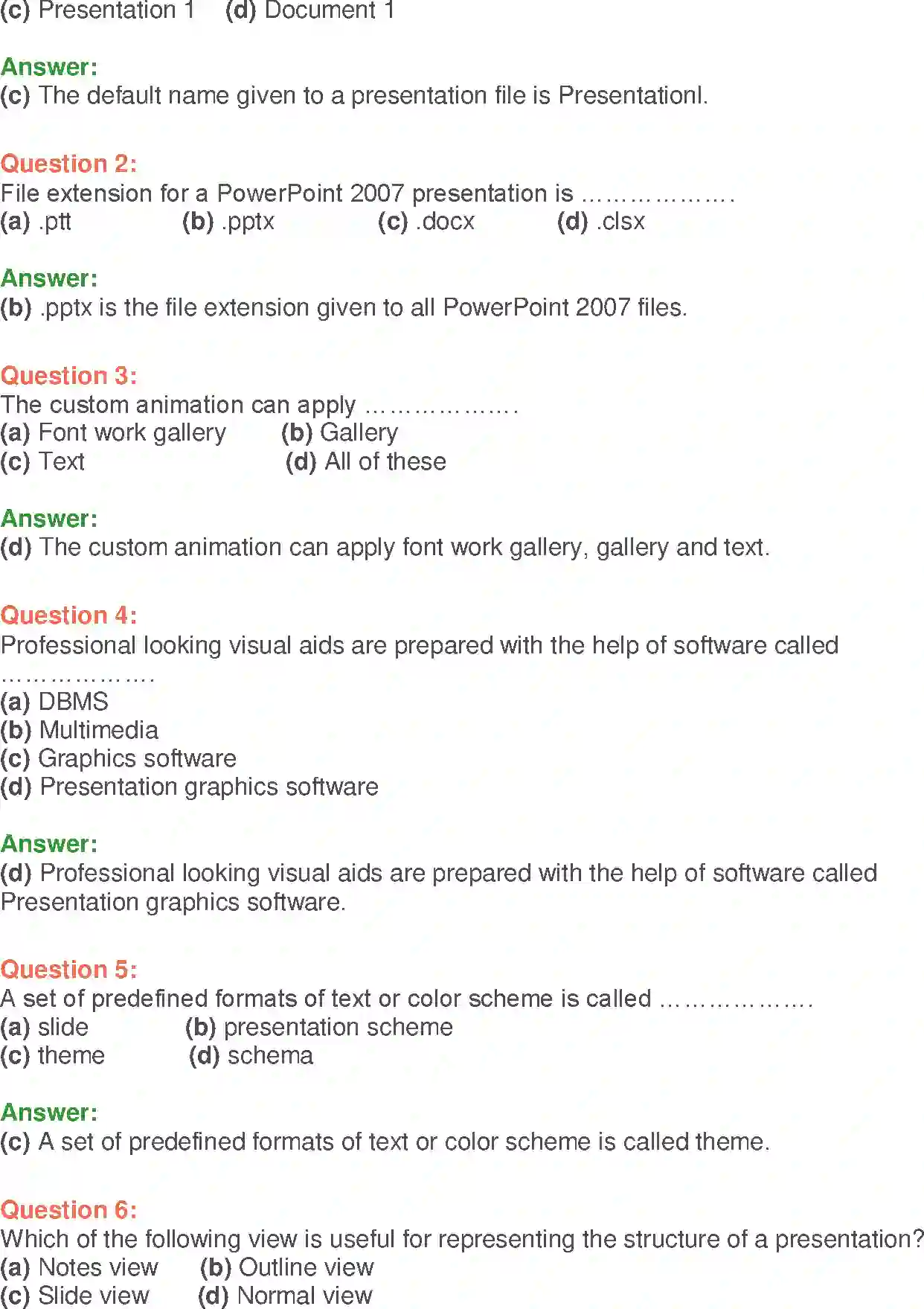 NCERT-Solution-Class-9-Foundation-of-Information-Technology-MSPower-Point-2007-1207-page-12