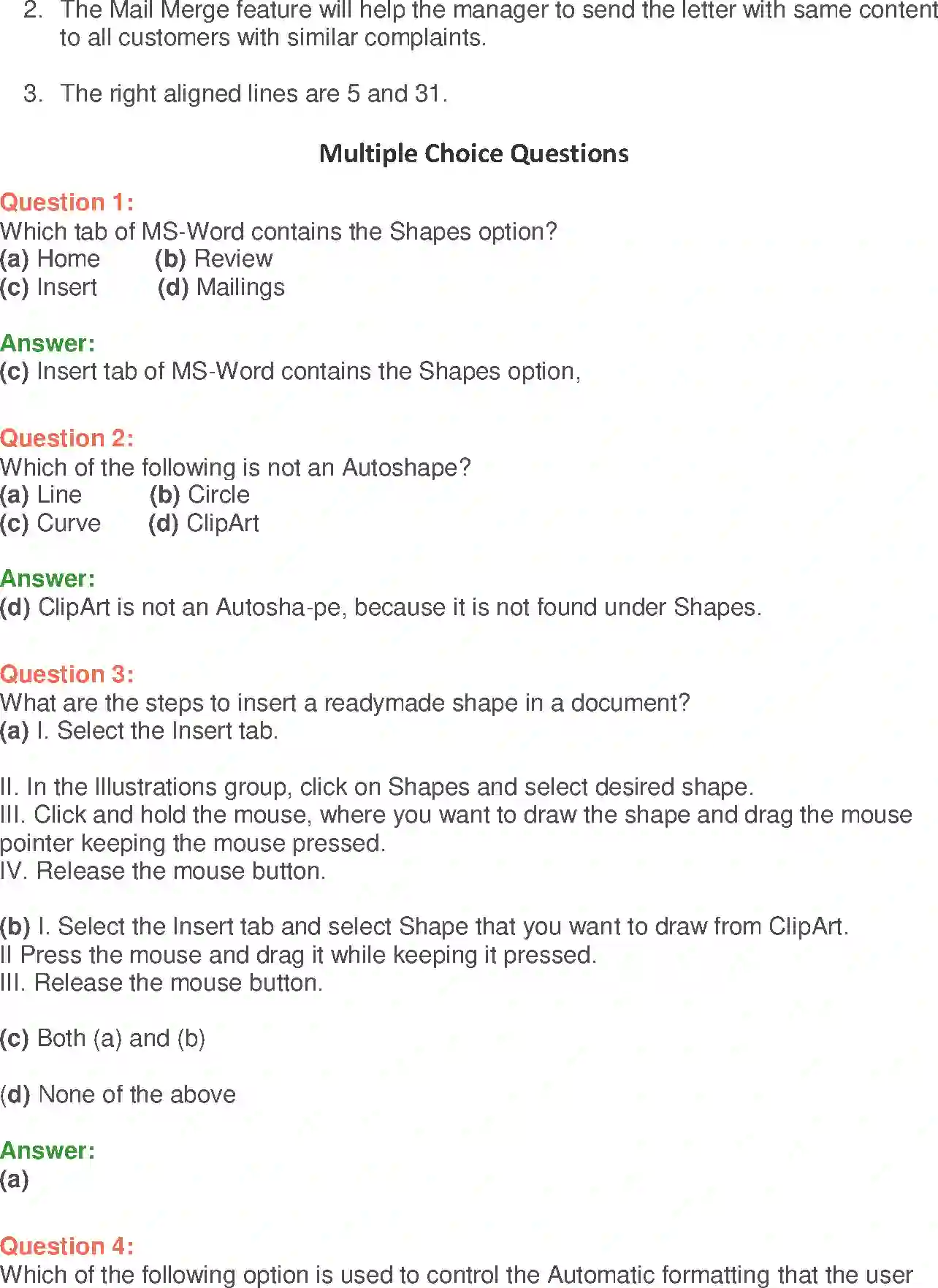 NCERT-Solution-Class-9-Foundation-of-Information-Technology-MSWord-2007-Advanced-3378-page-15