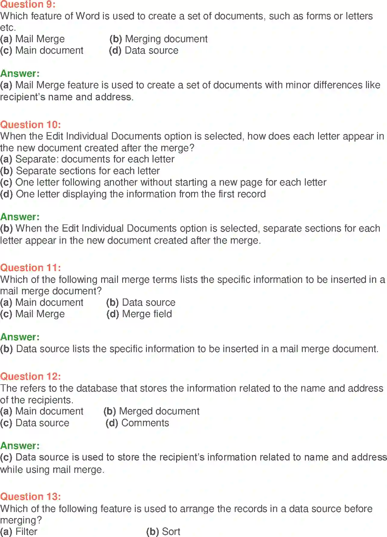 NCERT-Solution-Class-9-Foundation-of-Information-Technology-MSWord-2007-Advanced-3378-page-17