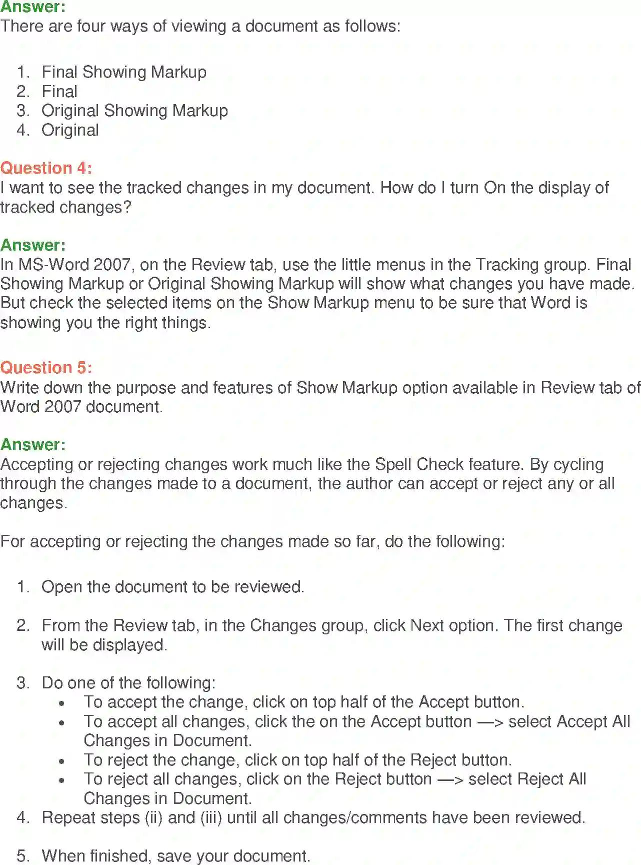 NCERT-Solution-Class-9-Foundation-of-Information-Technology-MSWord-2007-Advanced-3378-page-3
