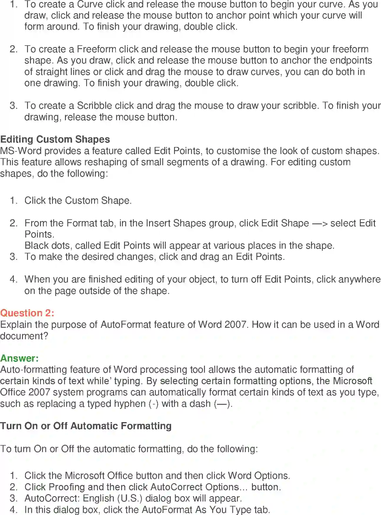 NCERT-Solution-Class-9-Foundation-of-Information-Technology-MSWord-2007-Advanced-3378-page-5