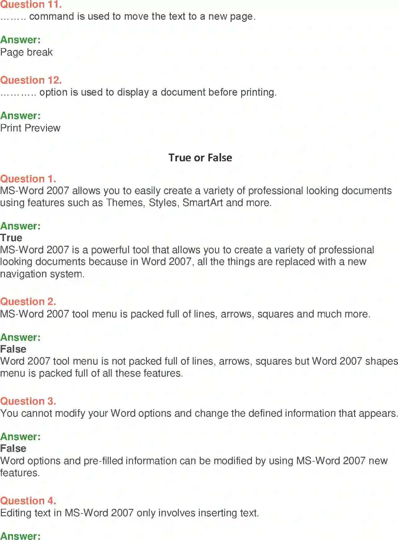 NCERT-Solution-Class-9-Foundation-of-Information-Technology-MSWord-2007-Basics-1205-page-17