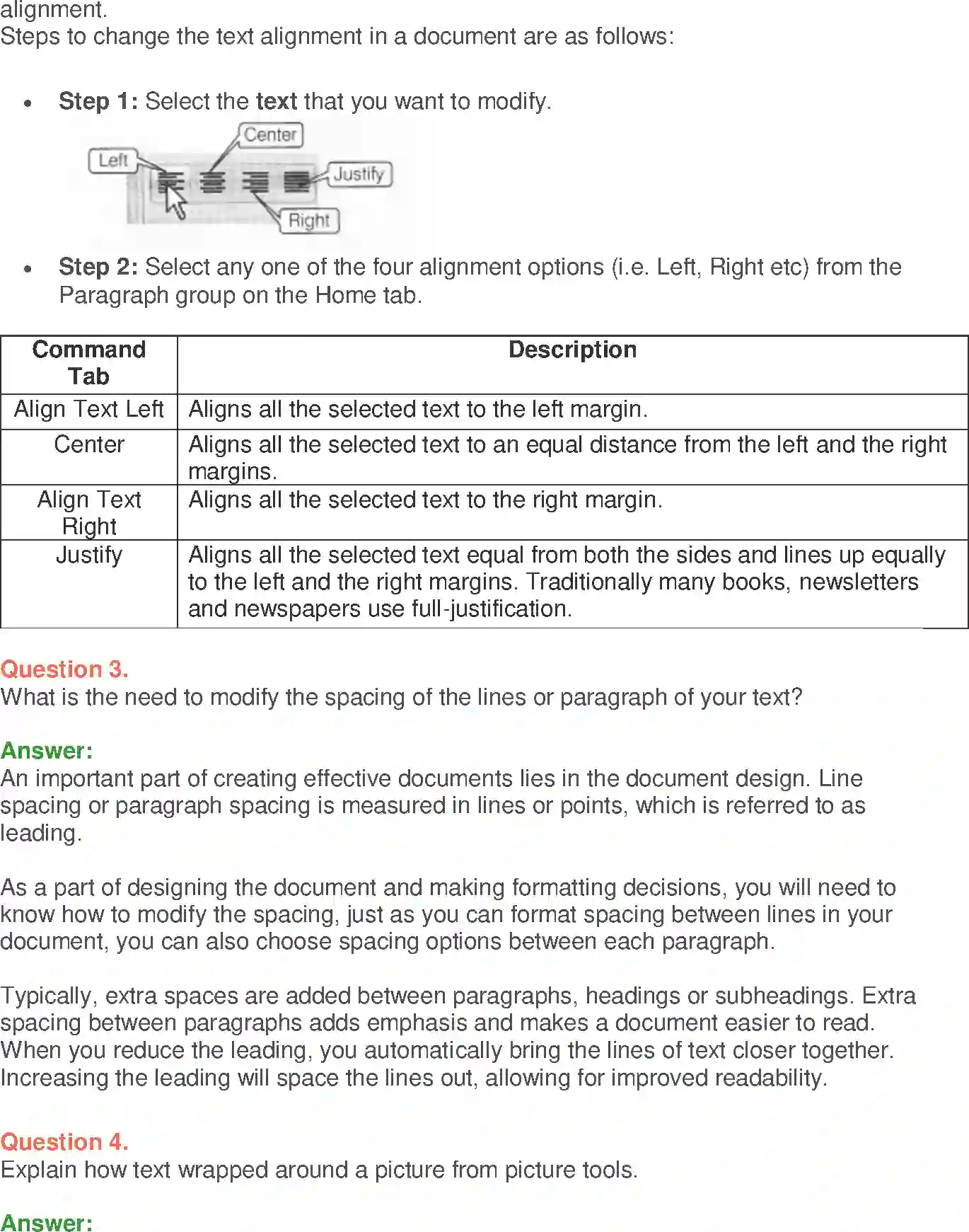 NCERT-Solution-Class-9-Foundation-of-Information-Technology-MSWord-2007-Basics-1205-page-6
