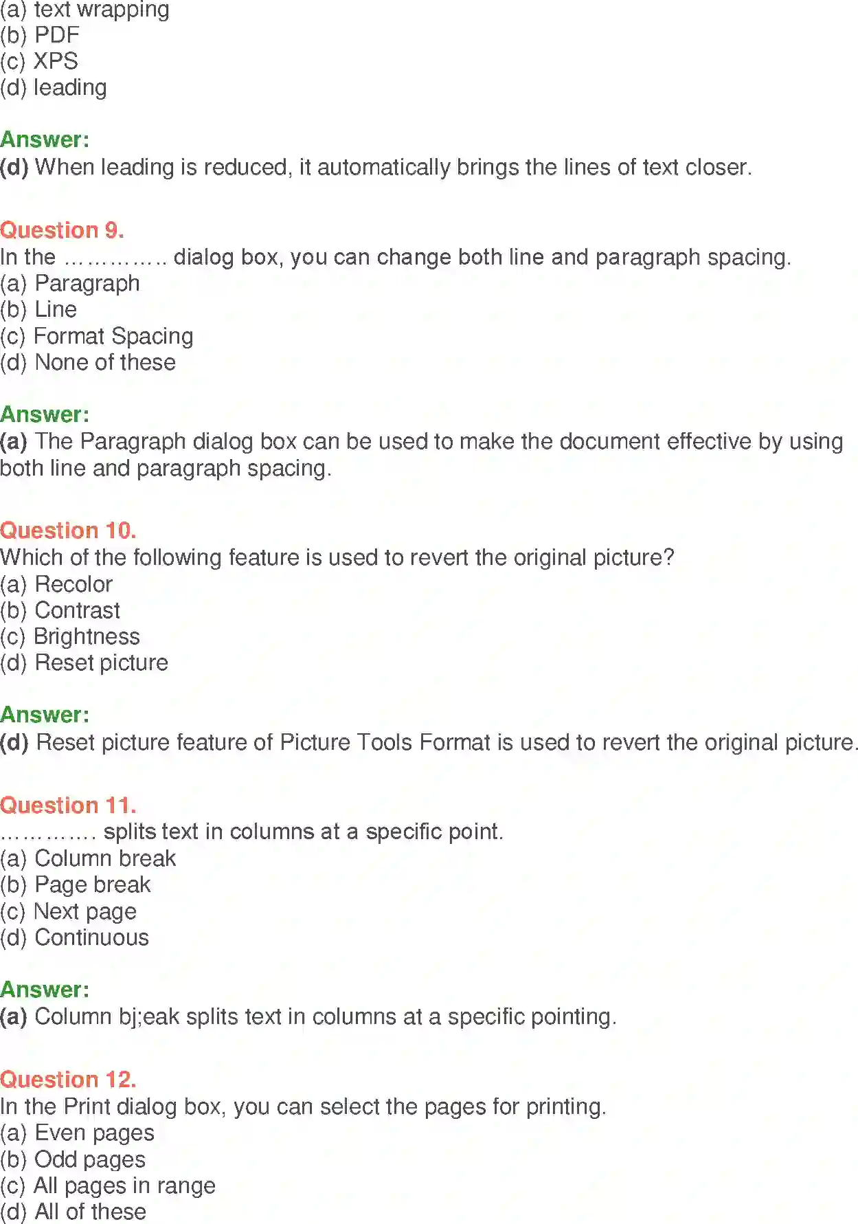 NCERT-Solution-Class-9-Foundation-of-Information-Technology-MSWord-2007-Basics-3377-page-14