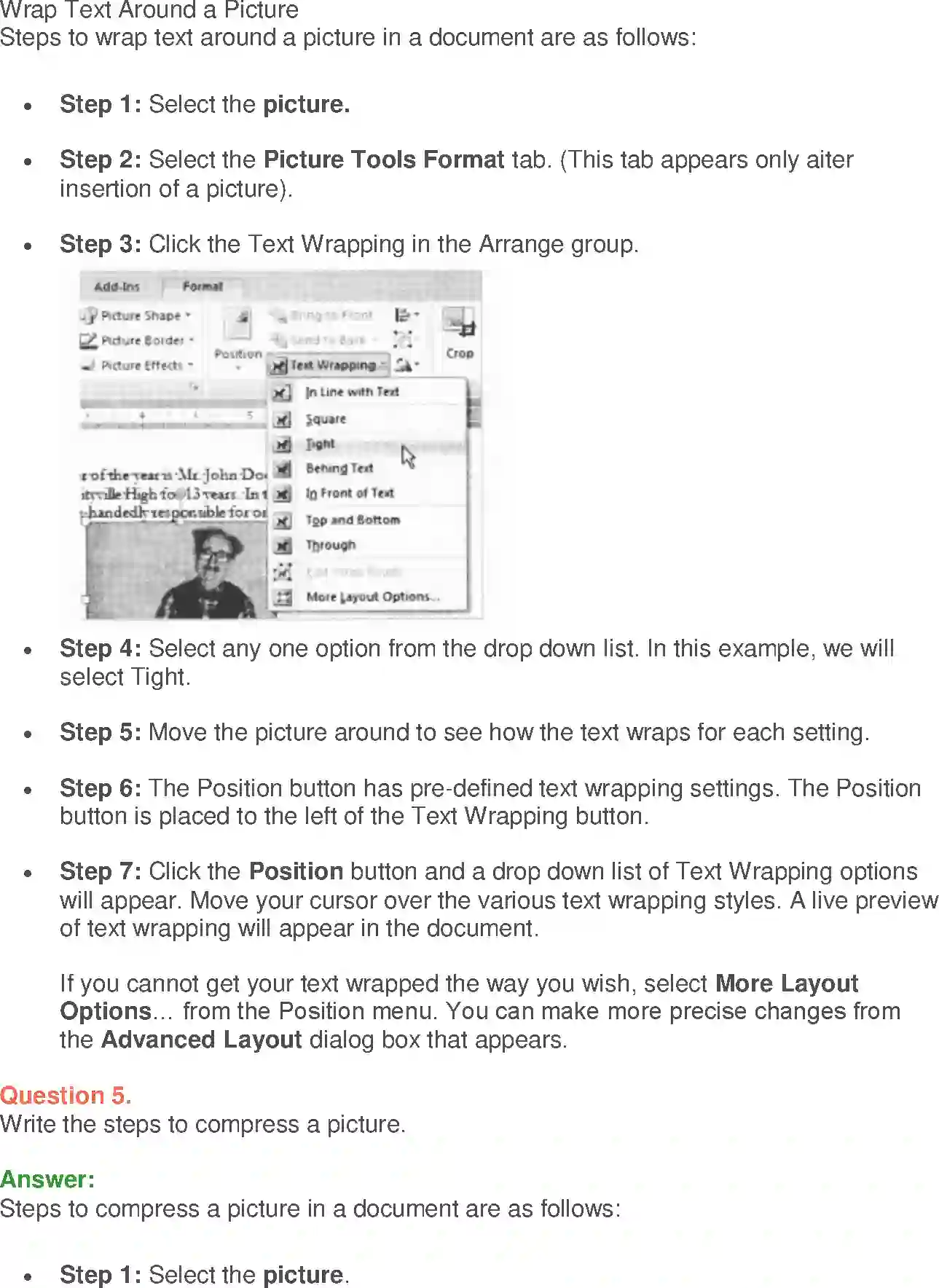 NCERT-Solution-Class-9-Foundation-of-Information-Technology-MSWord-2007-Basics-3377-page-7
