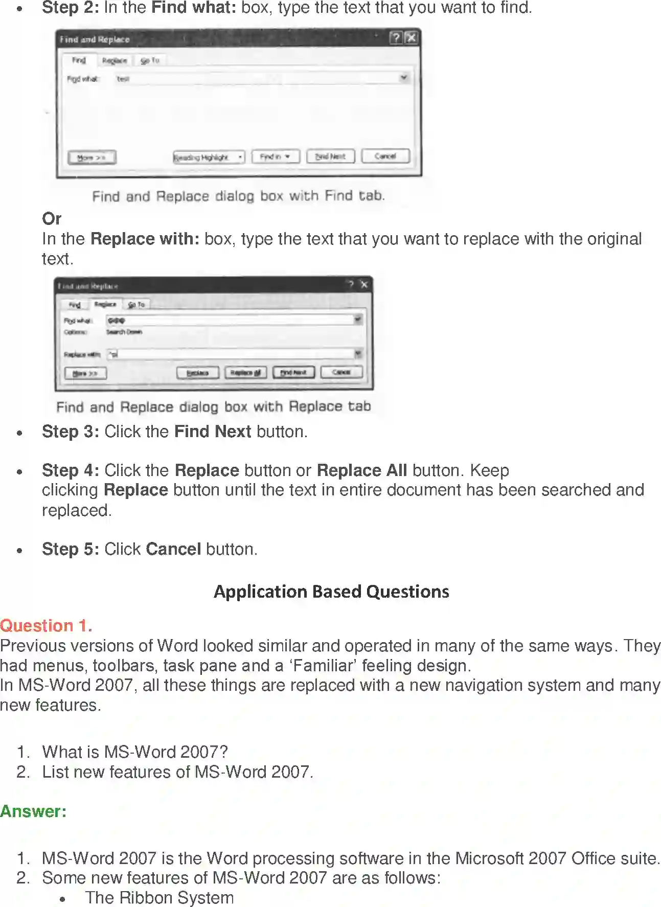 NCERT-Solution-Class-9-Foundation-of-Information-Technology-MSWord-2007-Basics-3377-page-9