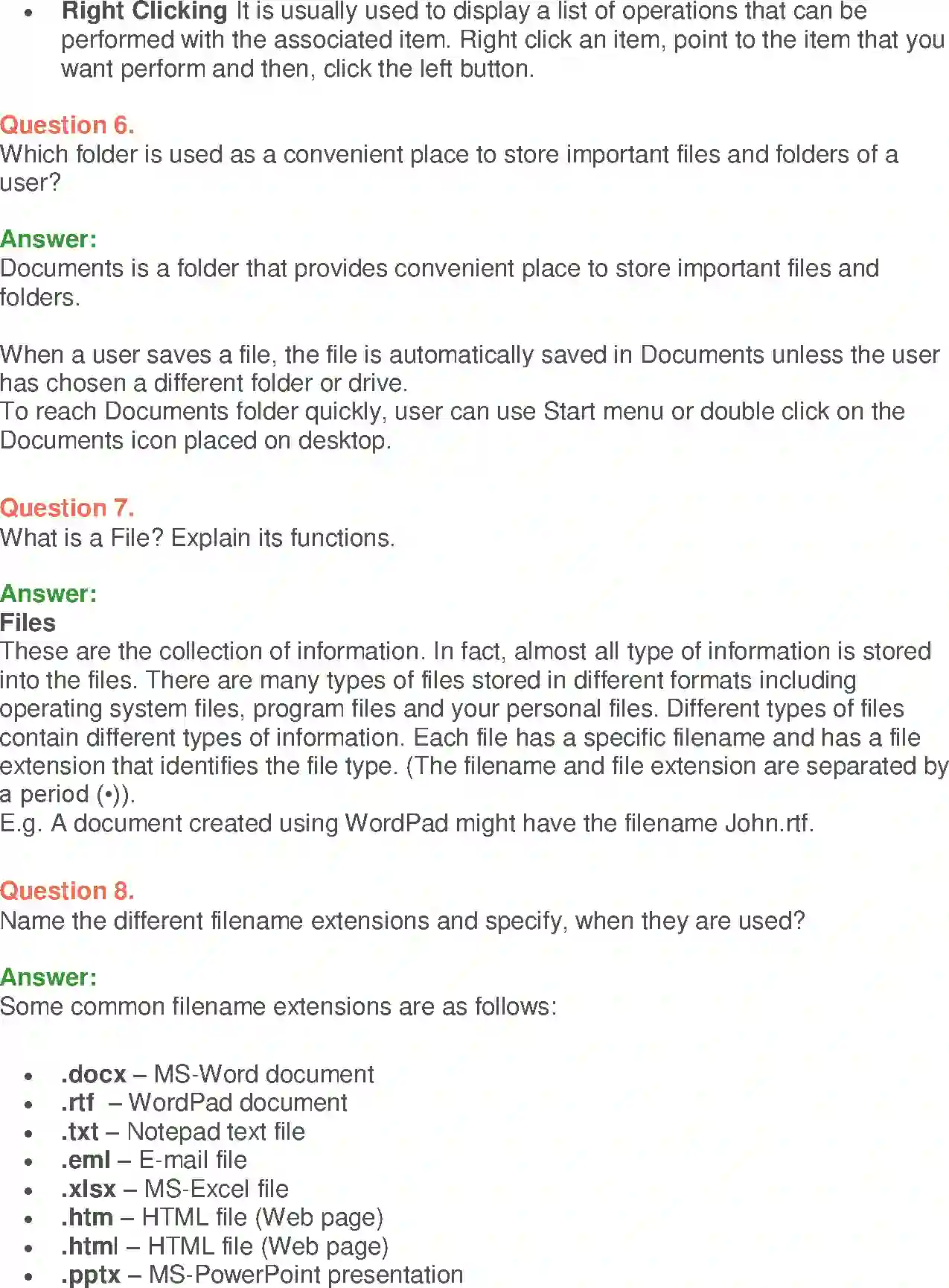 NCERT-Solution-Class-9-Foundation-of-Information-Technology-Windows-Operating-System-1204-page-10