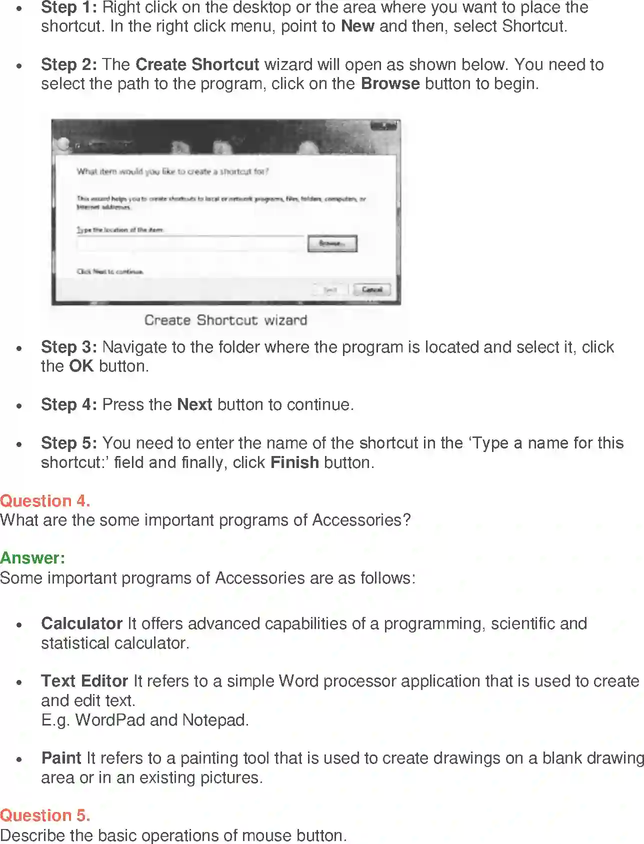 NCERT-Solution-Class-9-Foundation-of-Information-Technology-Windows-Operating-System-1204-page-8
