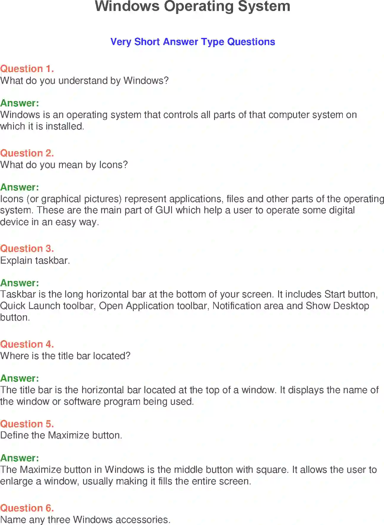 NCERT-Solution-Class-9-Foundation-of-Information-Technology-Windows-Operating-System-3376-page-1