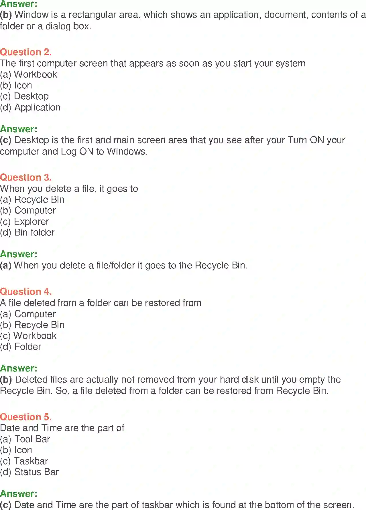 NCERT-Solution-Class-9-Foundation-of-Information-Technology-Windows-Operating-System-3376-page-15