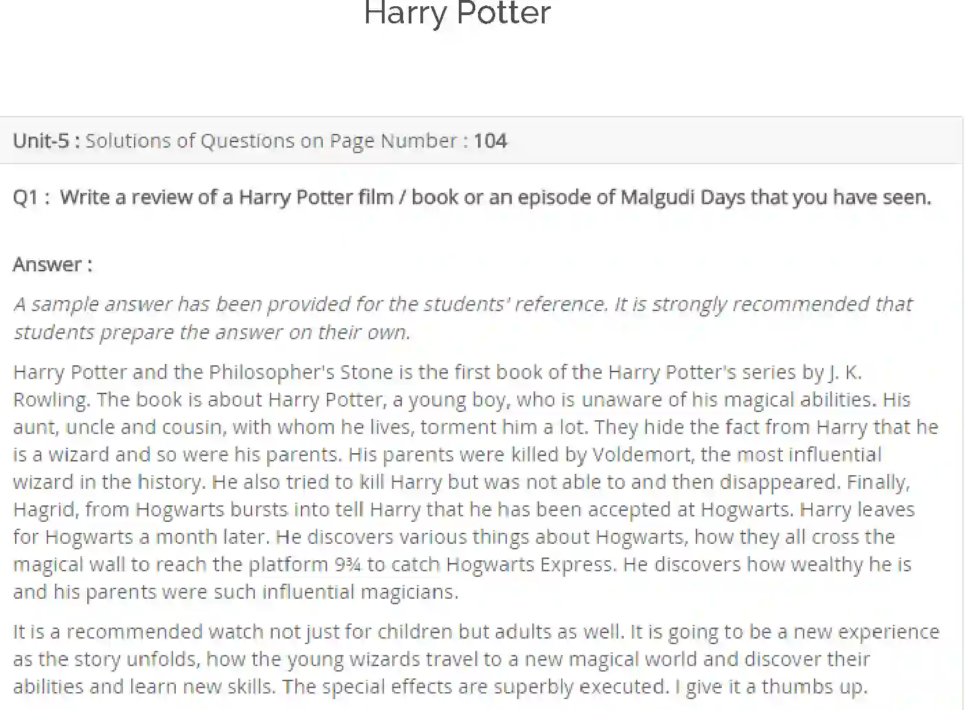 NCERT-Solution-Class-9-Main-Course-MCB-Harry-Potter-3346-page-1