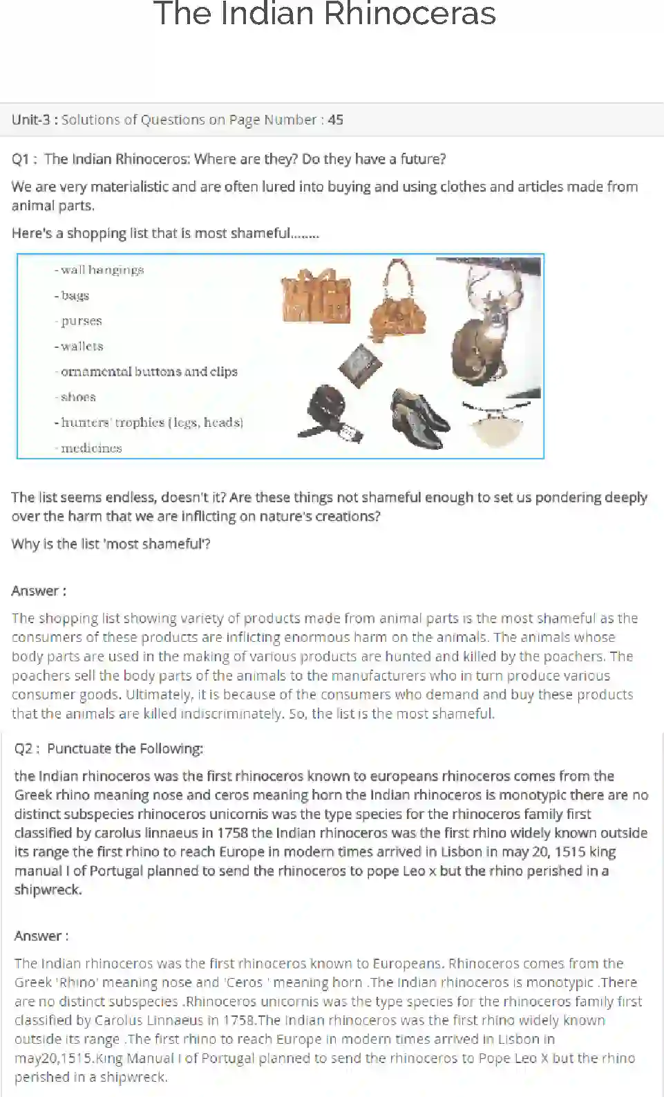 NCERT-Solution-Class-9-Main-Course-MCB-The-Indian-Rhinoceros-3339-page-1