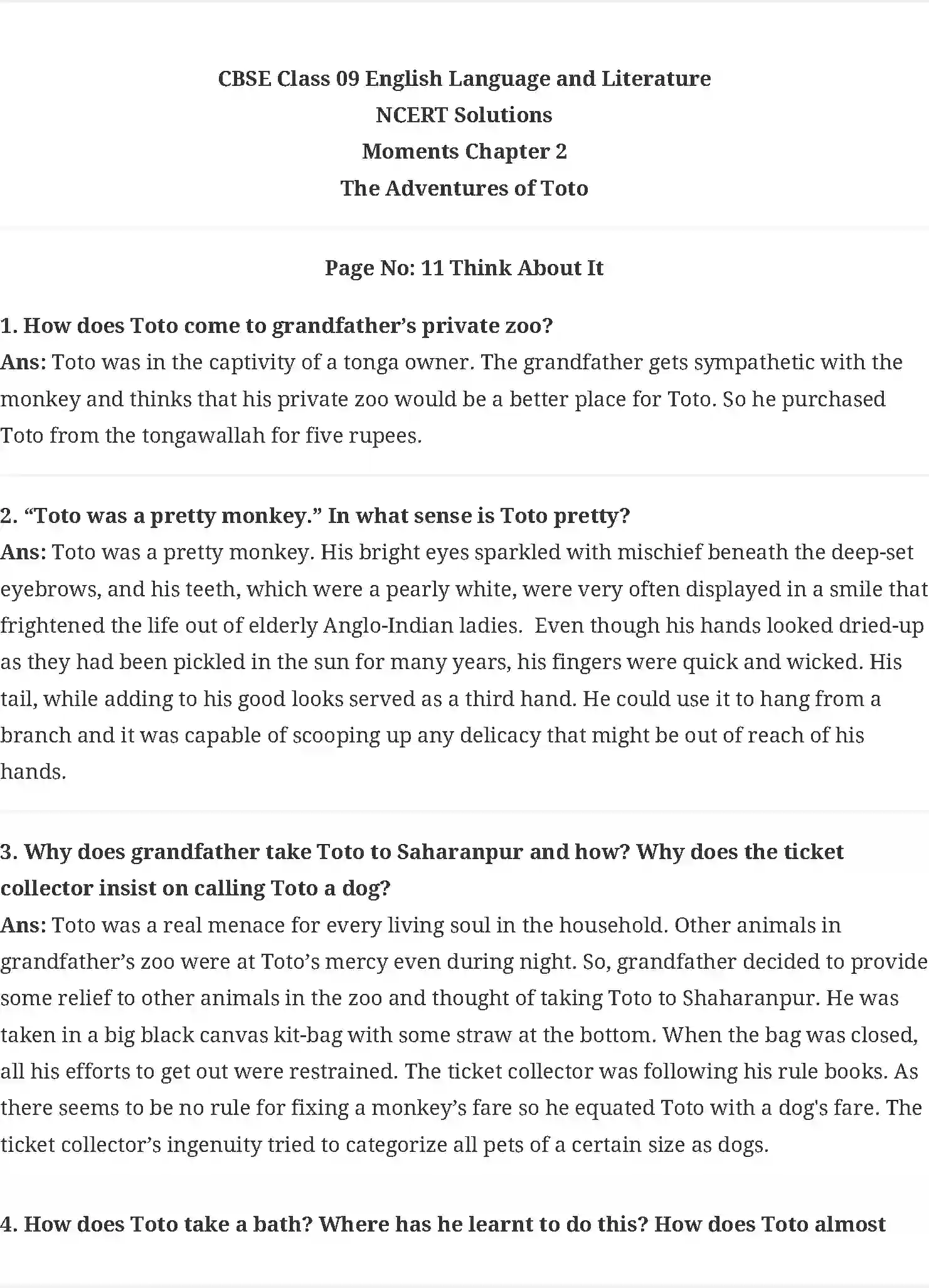 NCERT-Solution-Class-9-Moments-The-Adventure-Of-Toto-4990-page-1