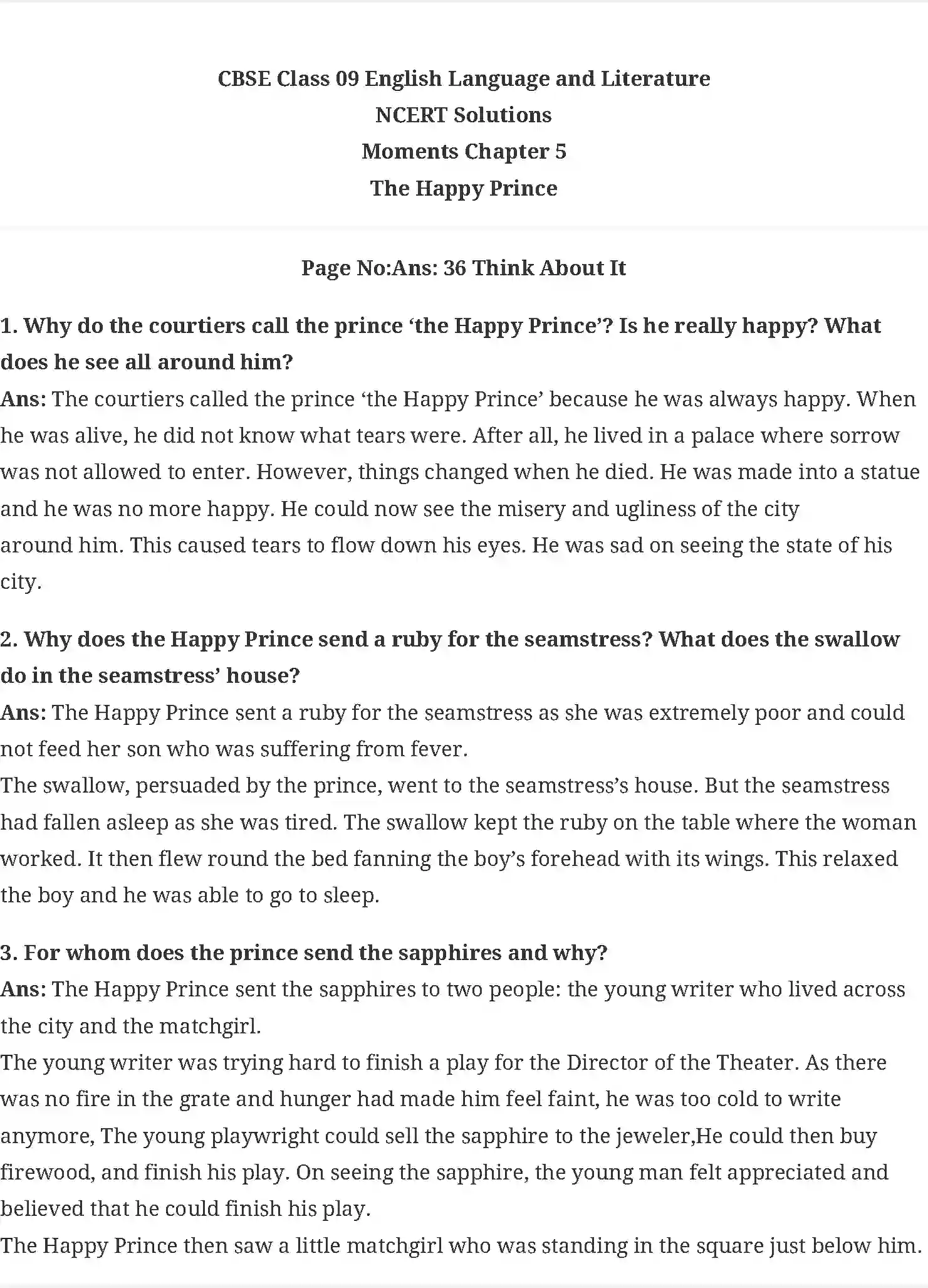 NCERT-Solution-Class-9-Moments-The-Happy-Prince-4993-page-1