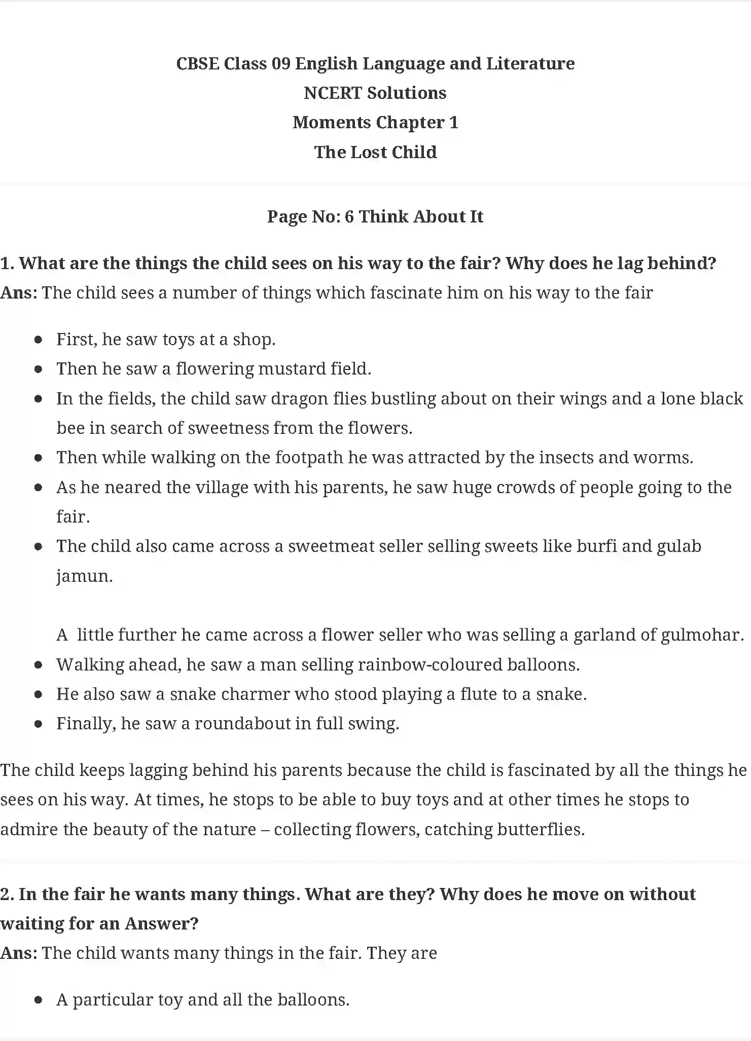 NCERT-Solution-Class-9-Moments-The-Lost-Child-4989-page-1