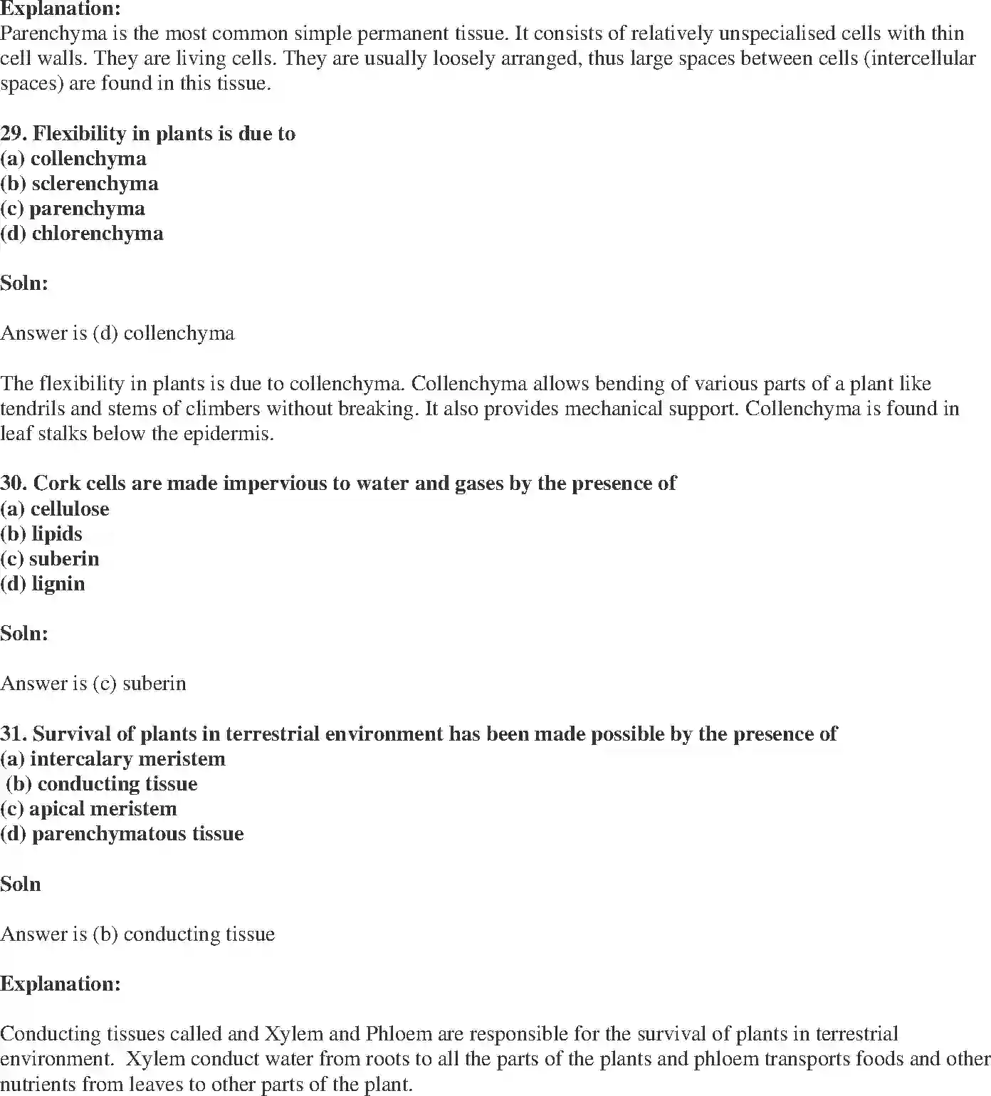 NCERT-Solution-Class-9-Science-Exemplar-Tissues-Exemplar-3401-page-10