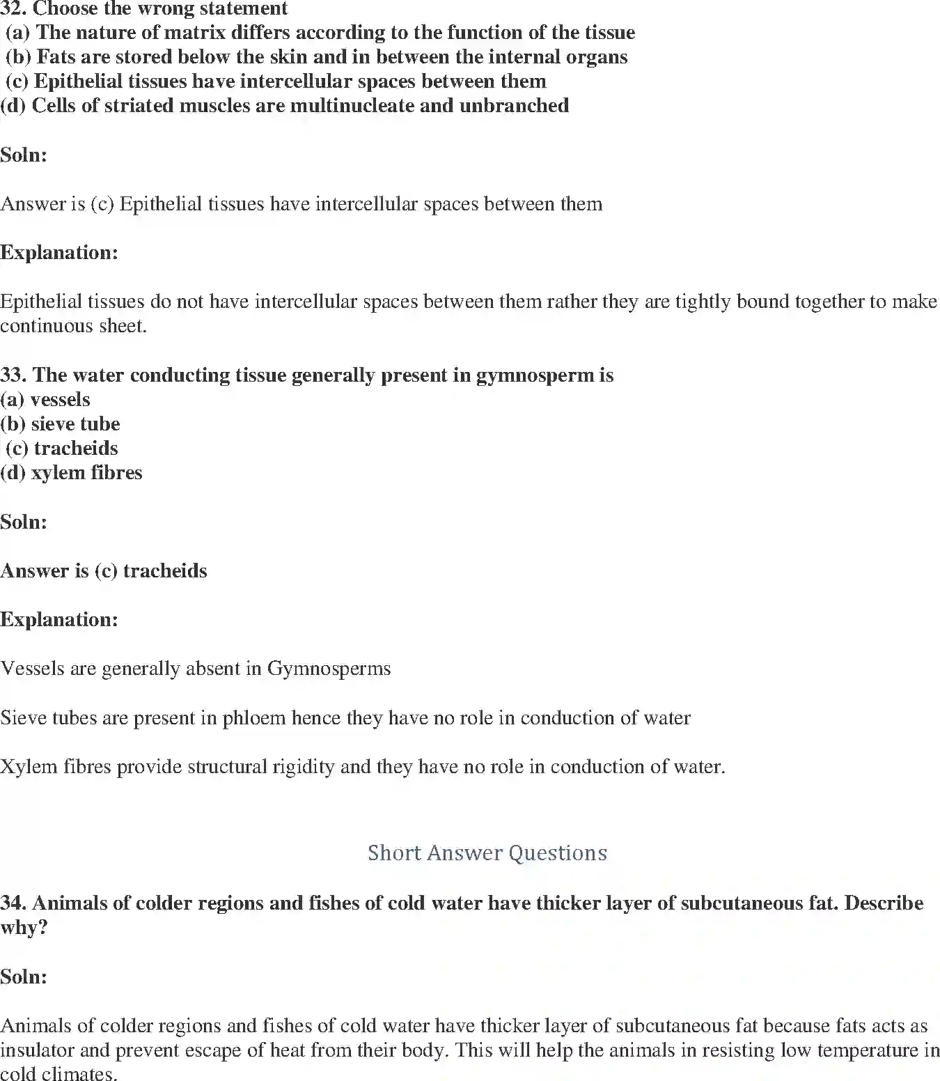 NCERT-Solution-Class-9-Science-Exemplar-Tissues-Exemplar-3401-page-11