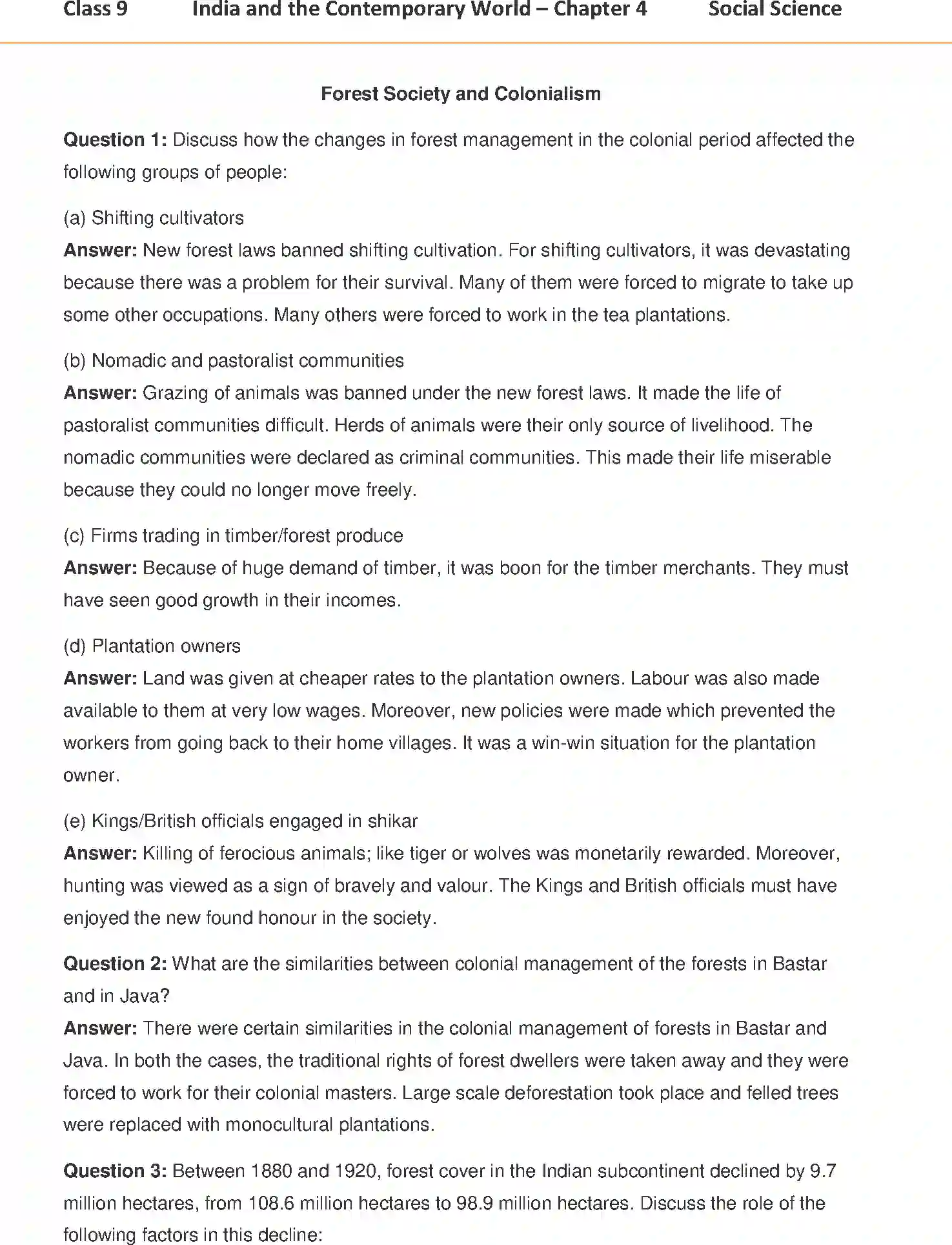 NCERT-Solution-Class-9-Social-Science-Forest-Society-and-Colonialism-3236-page-1