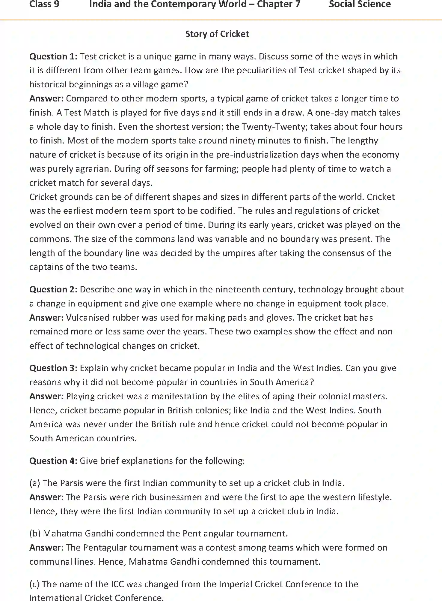 NCERT-Solution-Class-9-Social-Science-History-and-Sport-The-Story-of-Cricket-1067-page-1
