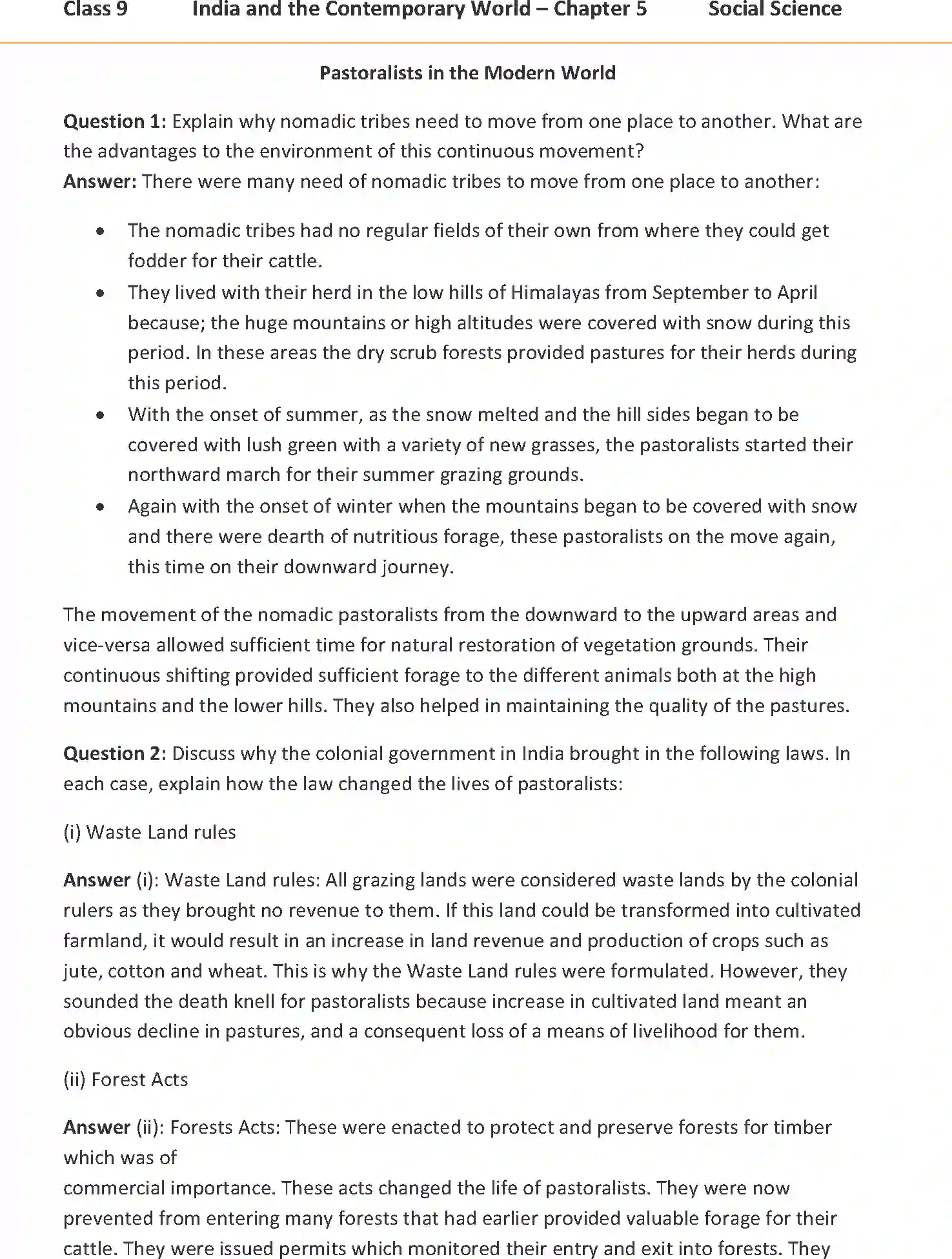 NCERT-Solution-Class-9-Social-Science-Pastoralists-in-the-Modern-World-3237-page-1